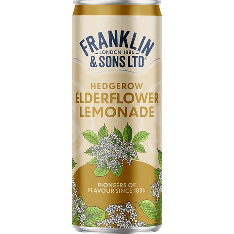 Hedgerow Elderflower Lemonade Can Franklin Sons