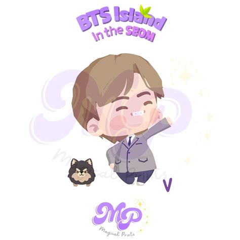 Bts Island In The Seom Ly Answer Digital Stickers Png Files Etsy