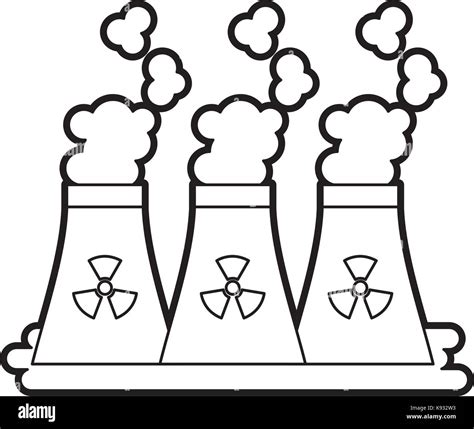 Nuclear Power Plant Drawing