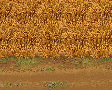 wheat field pixel art - fashionartillustrationvintagestyle