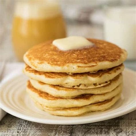 Melt In Your Mouth Buttermilk Pancakes With Buttermilk Syrup Barbara Bakes™