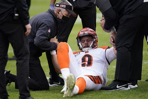 Joe Burrow carted off after injury vs. Washington - Yahoo Sports