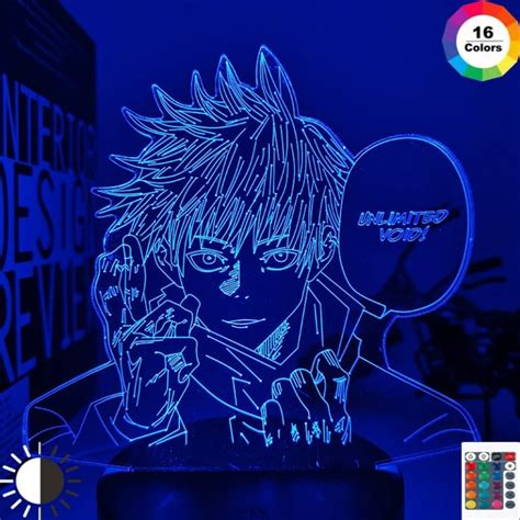 Jujutsu Kaisen Satoru Gojo Led Lamp Jujutsu Kaisen Store