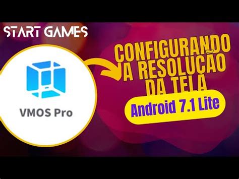 Como Configurar A Resolu Ao No Vmos Youtube