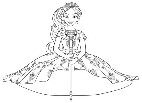 Desenhos Da Elena De Avalor Para Imprimir E Colorirpintar Images