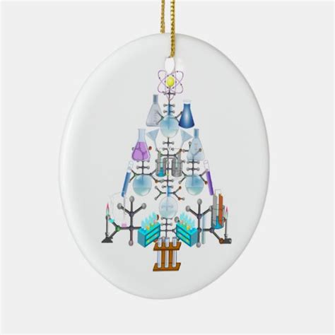 Oh Chemistry Oh Chemist Tree Ceramic Ornament Zazzle