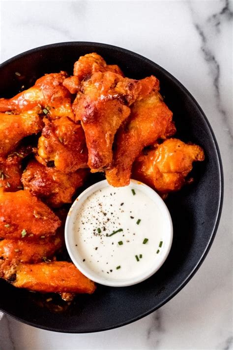 Oven Fried Chicken Wings Recipe • Wanderlust and Wellness