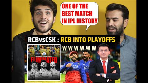 Rcb Vs Csk Rcb Into The Playoffs Ipl 2024 One Biggest Comebacks In The History Of Ipl By The