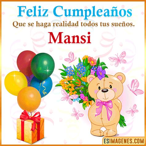 ºº Feliz Cumpleaños Mansi 32 Tarjetas y