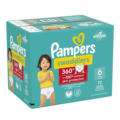 Pampers Swaddlers 360 Degree Size 6 Shop Diapers At H E B