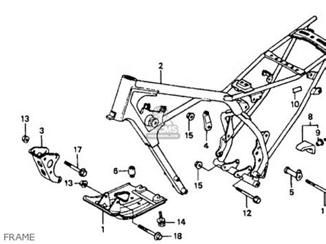 Honda Xr80r 1986 G Usa Parts List Partsmanual Partsfiche