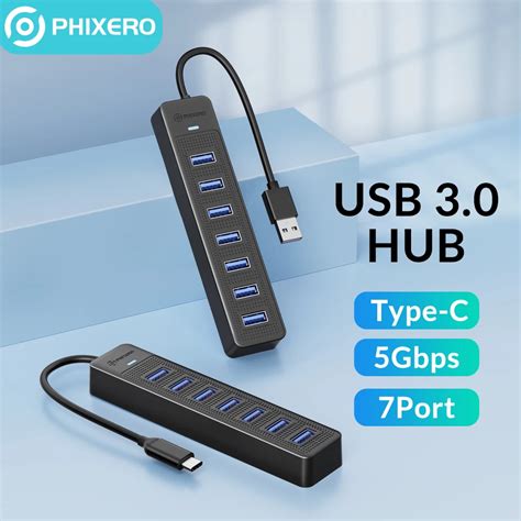 Phixero Multiport Splitter Usb Hub Usb A Tipi C Adapt R Uzatma