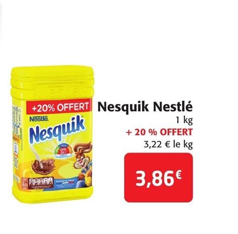 Promo Nesquik Nestle Chez Colruyt