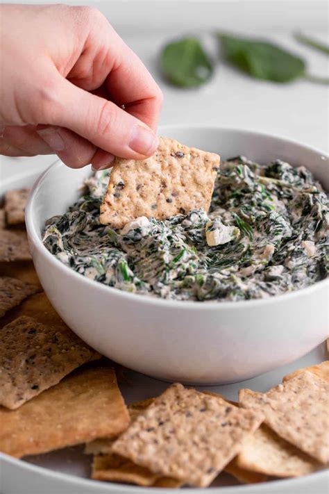 Vegan Spinach Dip - Food Faith Fitness