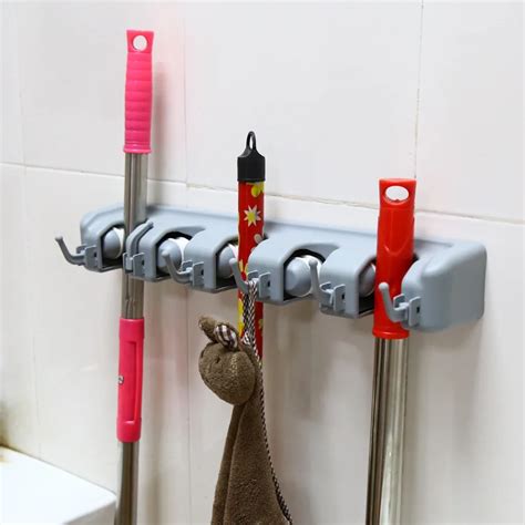 2 X Device Holder Set Of Tool Holders Garden Tools Tool Bar Broom