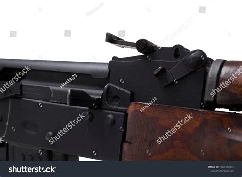 Akm Avtomat Kalashnikova Kalashnikov Assault Rifle Stock Photo