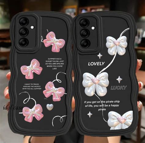 GB13 Softcase Gelombang Hitam Motif SAMSUNG A32 5G A01 A02S A03 4G