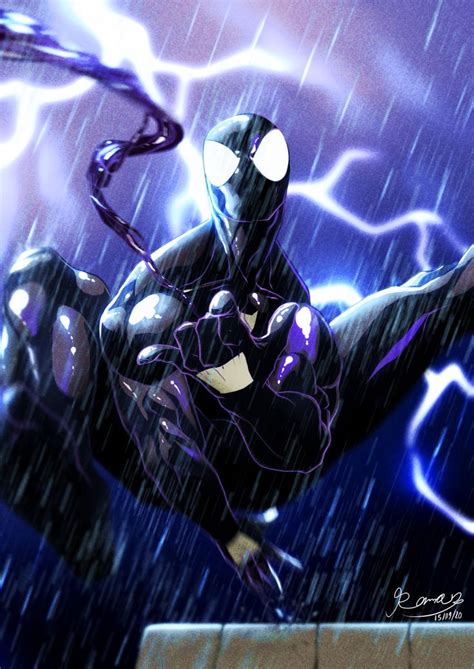 Spider Man Symbiote Suit By Roman Fuaaa On Deviantart C Mics Antiguos