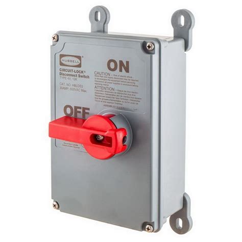 Hubbell Wiring Hblds3 3 Pole 3 Phase Non Fusible Non Metallic