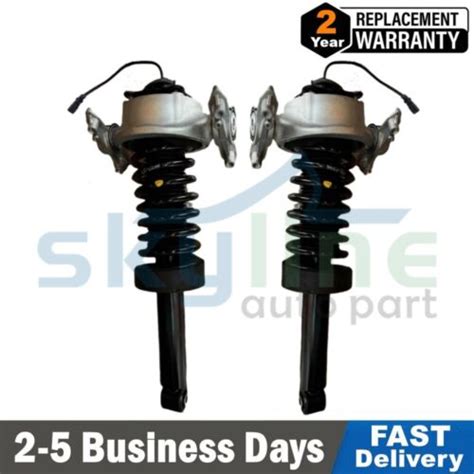 Pair L R Front Shock Struts Assys W PASM Fit Porsche Cayenne 958 VW