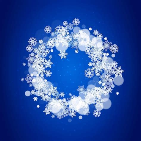 Premium Vector | Snowflakes border for christmas