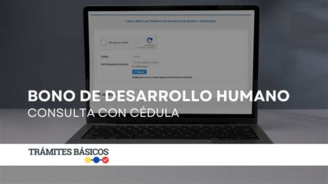 Bono De Desarrollo Humano Consulta Por C Dula Escenika