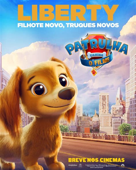 Patrulha Canina O Filme Trailer e cartazes individuais da animação