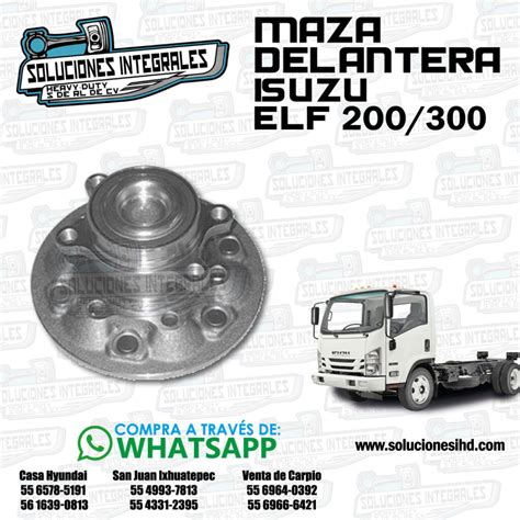 MAZA RUEDA DEL ISUZU ELF 300 Soluciones IHD