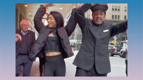 Scowling Bernie Sanders stumbles into TikTok video on streets of NYC ...