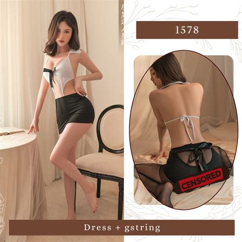 Jual Sexy Kisser Bl Lingerie Costume Secretary Dress Gstring