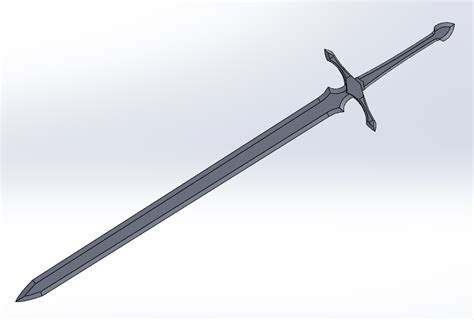 Stl File Long Sword 🗡️・3d Printable Design To Download・cults