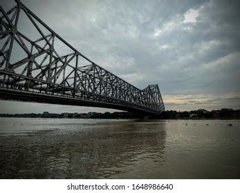 Howrah Bridge Sunrise Famous Cantilever Bridge Stock Photo 2228336989 ...