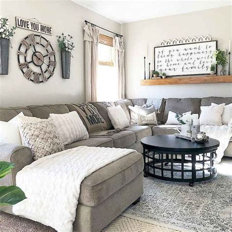 Cozy Modern Farmhouse Living Room Decor Ideas Salon Decor