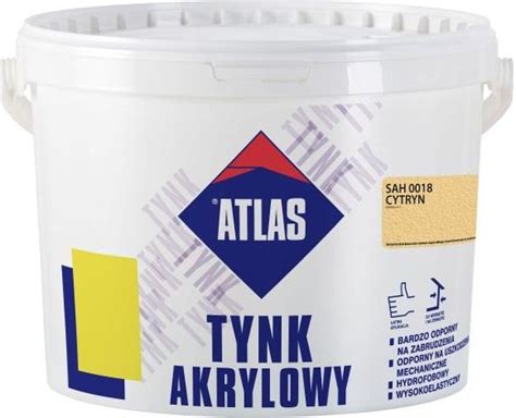 Tynk Atlas Tynk Akrylowy Sah Cytryn Kg Opinie I Ceny Na Ceneo Pl