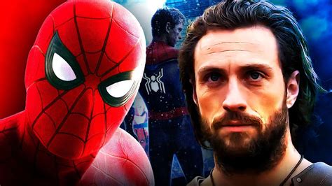 Aaron Taylor-Johnson Teases Upcoming Spider-Man vs. Kraven Battle