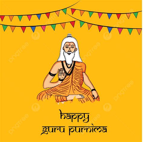 Illustration Of Hindu Festival Guru Purnima Background Lord July Hindu