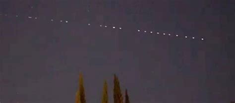 Strange Line Of Lights In The Sky Was Reported By Multiple Readers