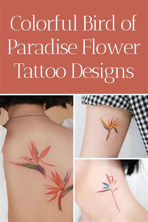 Bird Flower Tattoo Ideas Photos