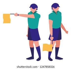 Soccer Referees Design Stock Vector Royalty Free