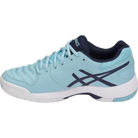 Asics Womens GEL-Game 6 Tennis Shoes - Porcelain Blue/White - Tennisnuts.com