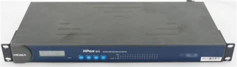 Moxa Nport 5610 16 16 Port Rs 232 Serial Device Server 1201056100030 Ebay