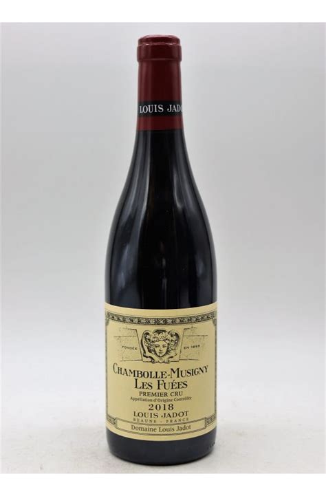 Louis Jadot Chambolle Musigny 1er cru Les Fuées 2018