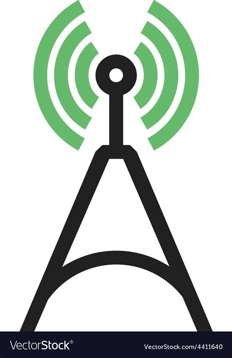 Telecom Tower Royalty Free Vector Image Vectorstock