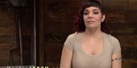 Blonde Sex Slave With Immenge Huge Breasts Tied Upside Down In Ex