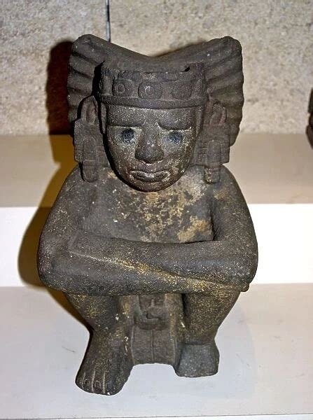 seated figure of Xiuhtecuhtli the Aztec goddess of Fire