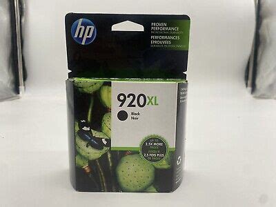 Genuine HP 920XL High Yield Black Ink Cartridge CD975AN Exp04 20