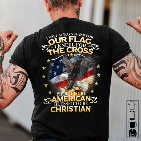 Christian Shirts Christian Patriotic American Flag Ts Etsy