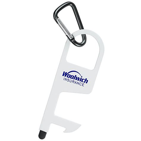 Tag Along Touchless Door Opener With Carabiner Imprint