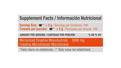 Creatina Monohidratada Healthy Sports 3000 Mg 100 Servicios Vinat