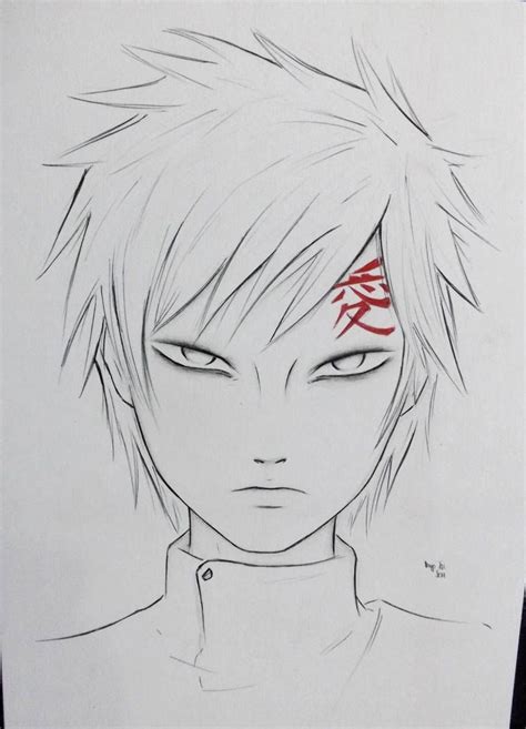 18 Anime Naruto Gaara Drawings